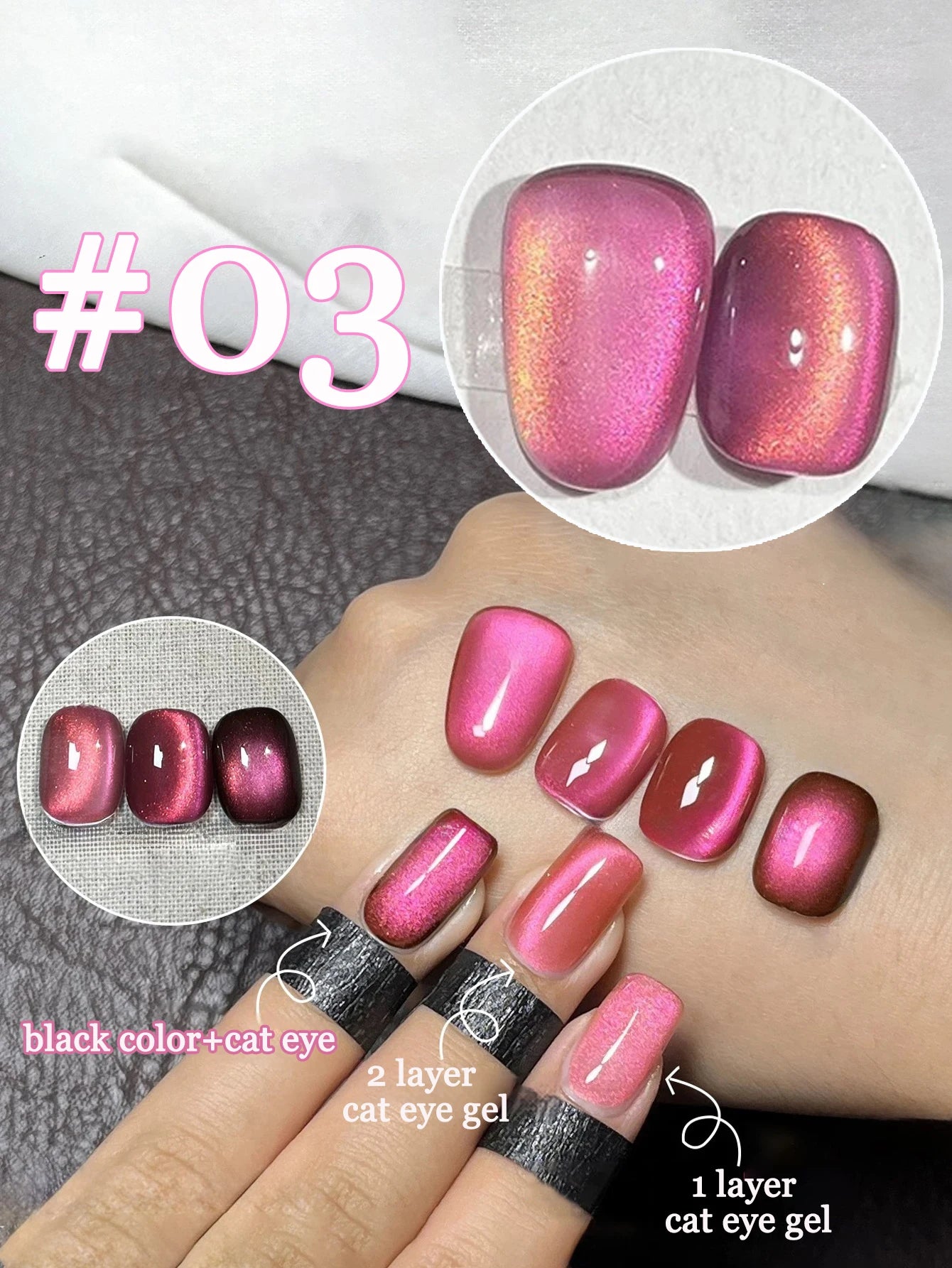 1-21pcs WS Japanese style Sparkling White Gel Nail Polish Fine Sparkling Pink Glitter Cat Eye Nail Gel Nail Art Home DIY