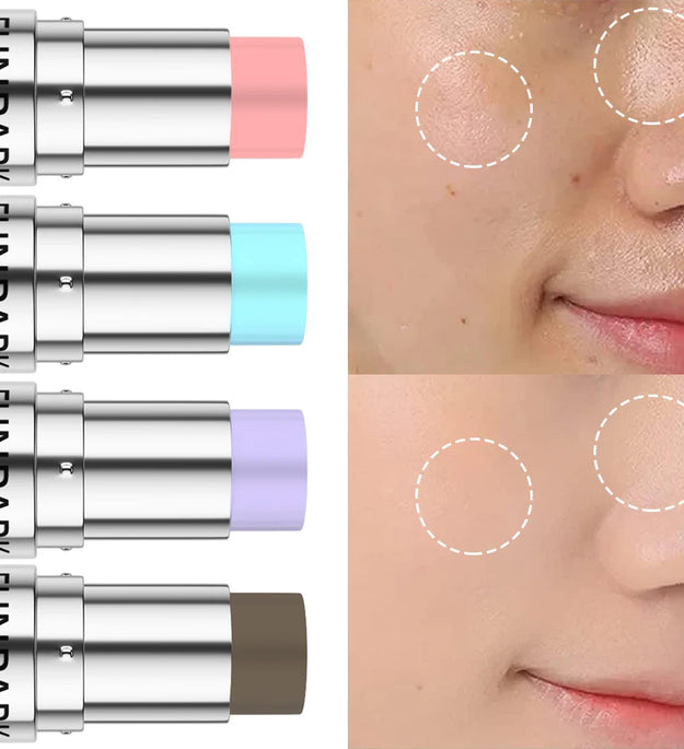 Facial Invisible Pore Base Stick Korean Makeup Concealer Isolation Pore Base Modifying Skin Color Primer Cream Cosmetic Gifts