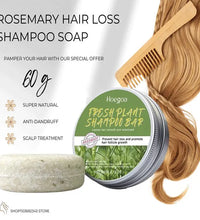 Rosemary Hair Loss Shampoo Soap Deep Cleansing For Hair & Scalp Massage,Strengthen Hair Roots Dry Damaged Hair Treatment Soap - BlissFully