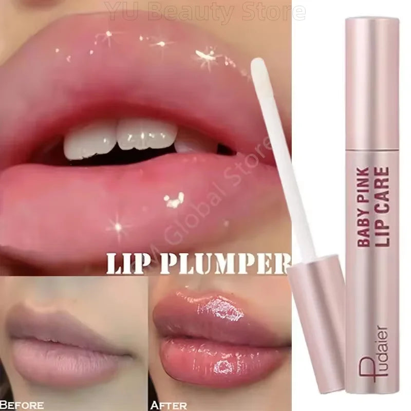 Instant Lip Plumper Extreme Volume Serum Oil Reduce Fine Lines Repair Moisturizer Long Lasting Plumping Gloss Sexy Pink Lip Care