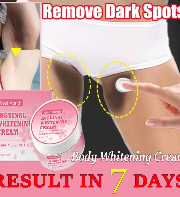Niacinamide Body Whitening Cream For Underarm Bleaching Armpit Lightening Intimate Area  Moisturizer Korean Skin Care Product