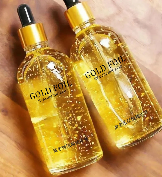 100ml 24k Gold Hyaluronic Acid Nicotinamide Face Serum Anti Aging Facial Lifting Collagen Essence Skin Care Whitening Serum