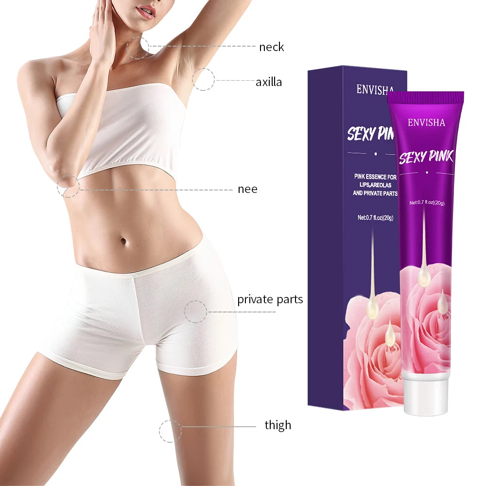 Whitening Body Cream Intimate Private Parts Underarm Lips Nipple Anal Bleaching Butt Knee Brighten Remove Melanin Skin Care 20g