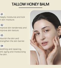 Whipped Beef Tallow and Honey Balm Skin Face Moisturizer Fast Absorption Grass Fed Grass Finished Organic Face Cream Body Lotion - BlissFully