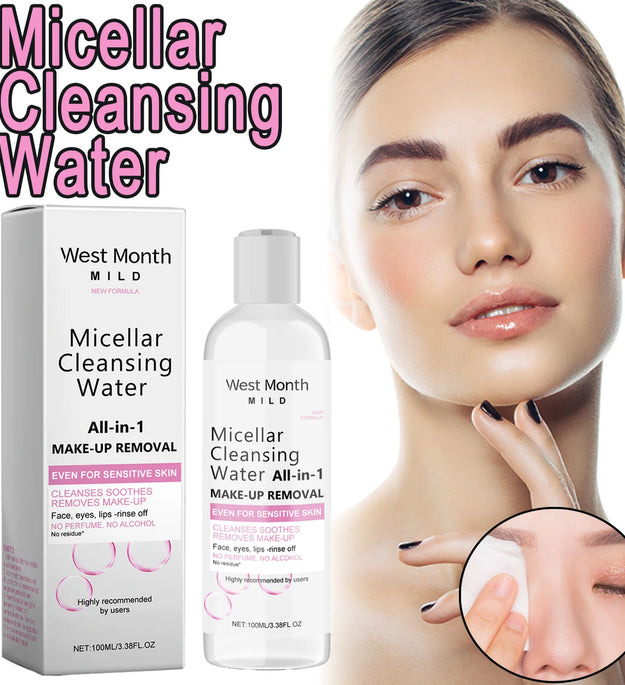 100ml Micellar Water Hydrating Facial Cleanser Deep Makeup Remover Cleaning Water Refresh Hydrate Cleansing For Sensitive Skin