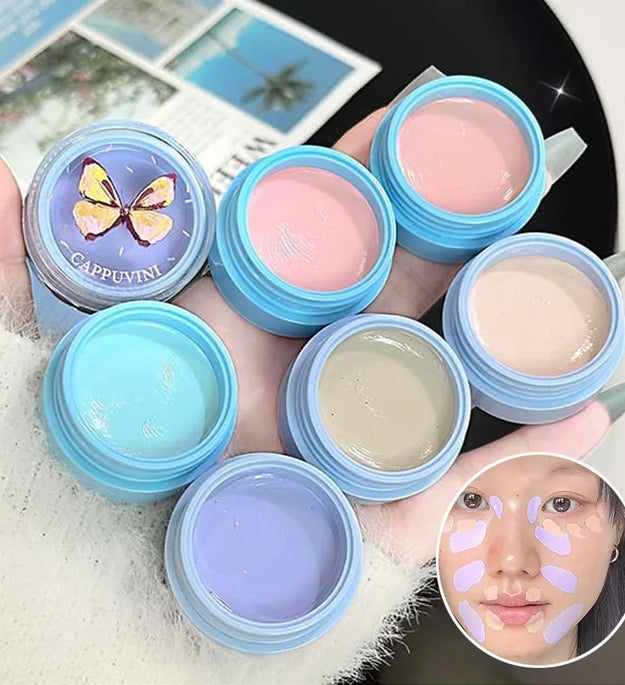 6 Colors Contouring Highlighter Blush Cream Pearlescent Luminizer Waterproof Multi-purpose Face Illuminator Brighten Makeup
