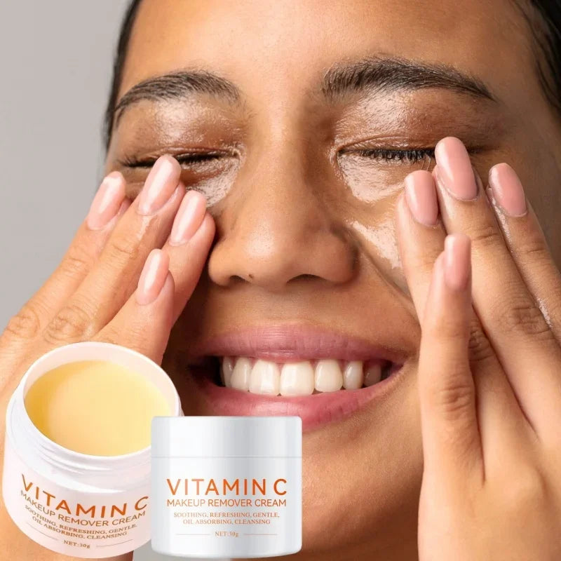 Vitamin C Multi-effect Cleansing Balm Gentle Cleansing And Makeup Removal Deep Cleaning Non-greasy Brighten Moisturize Nourish