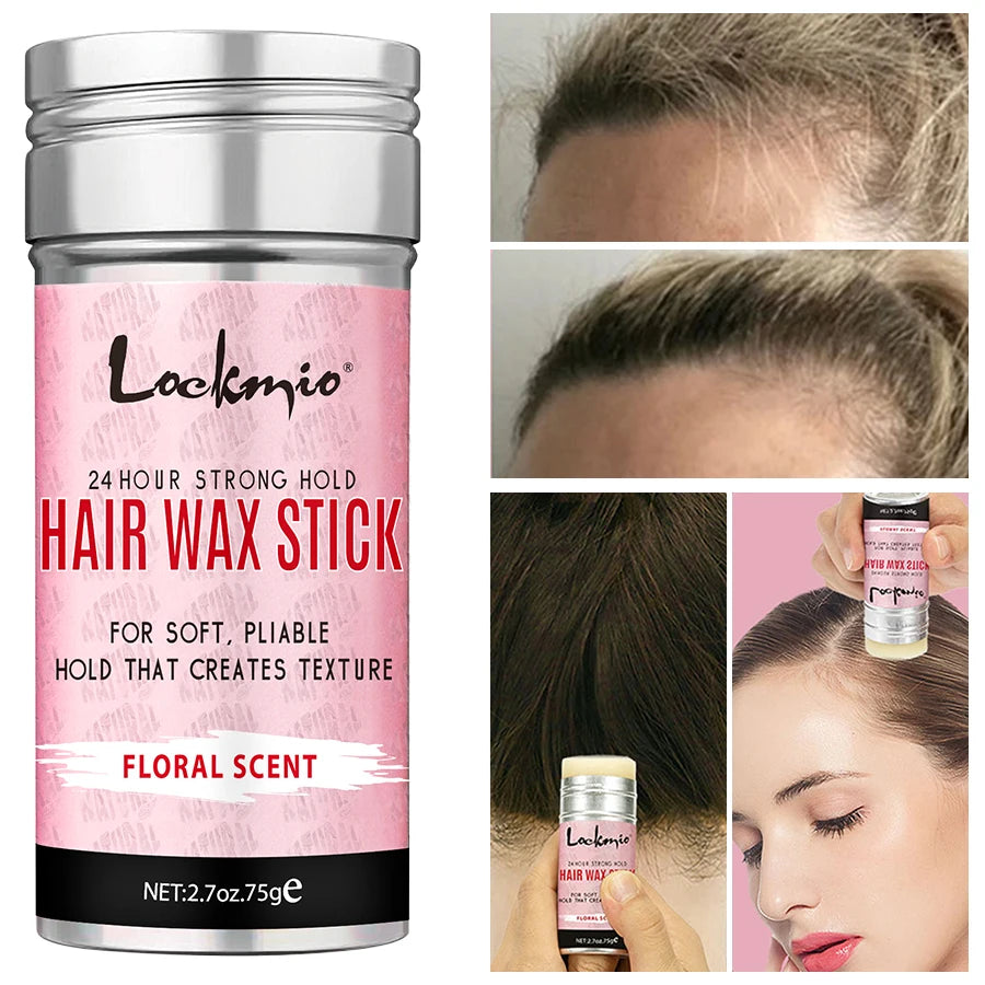 Professional Styling Wax for Women Anti-frizz Pomade Smoothing Broken Back Hair Mud Messy Hairs Control Wax Rod for Natural Wigs - BlissFully
