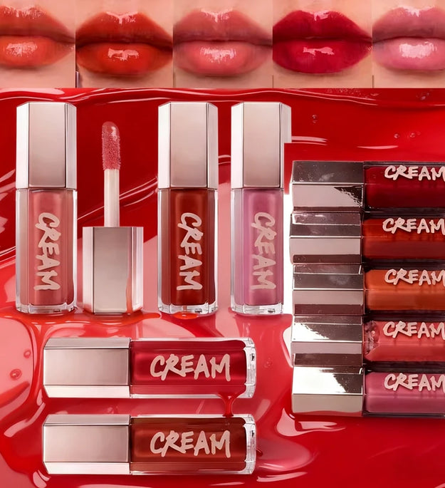 Fenty Beauty MAUVE WIVE Lip Gloss Waterproof Liquid Lipstick Nude Pink Lips Tint Makeup Lip Glaze Cosmetics Red Lip Stain