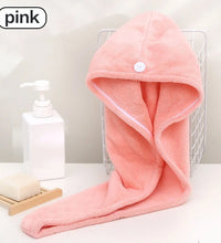 Hair Towel Wrap Fast Dry Hair Towel Super Absorbent Microfiber Coral Velvet Hair Drying Towel Quick Dry Hair Turban - BlissFully