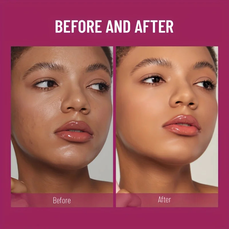 New Sponge Head Concealer for Dark Circles Freckles Acne Pigmentation and Blemishes Long Lasting Moisturizing Liquid Foundation - BlissFully