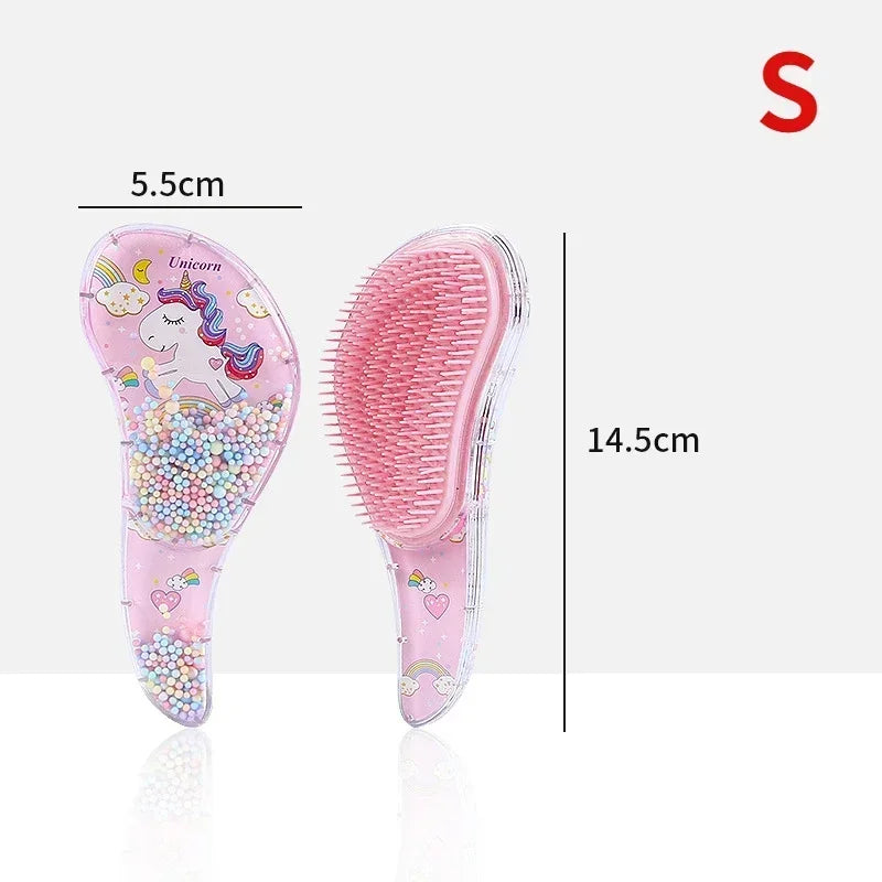 Cartoon Animal Baby Combs High Quality Anti-knot Hair Massager Kids Hair Brushes Hairdressing Comb for Children Adult Hair Care