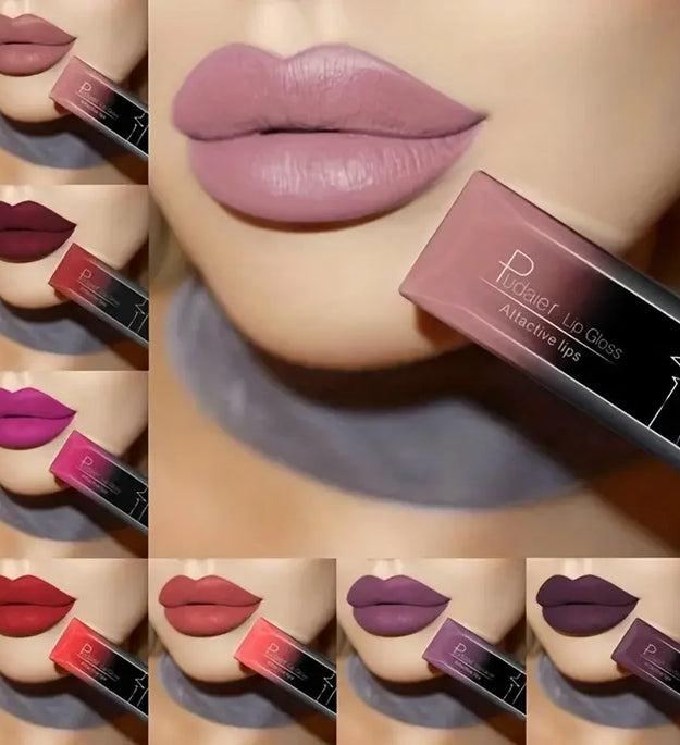 Best Lip Makeup 17 Color Sexy Matte Long Lasting Lipgloss Liquid Lipstick Lip Cream