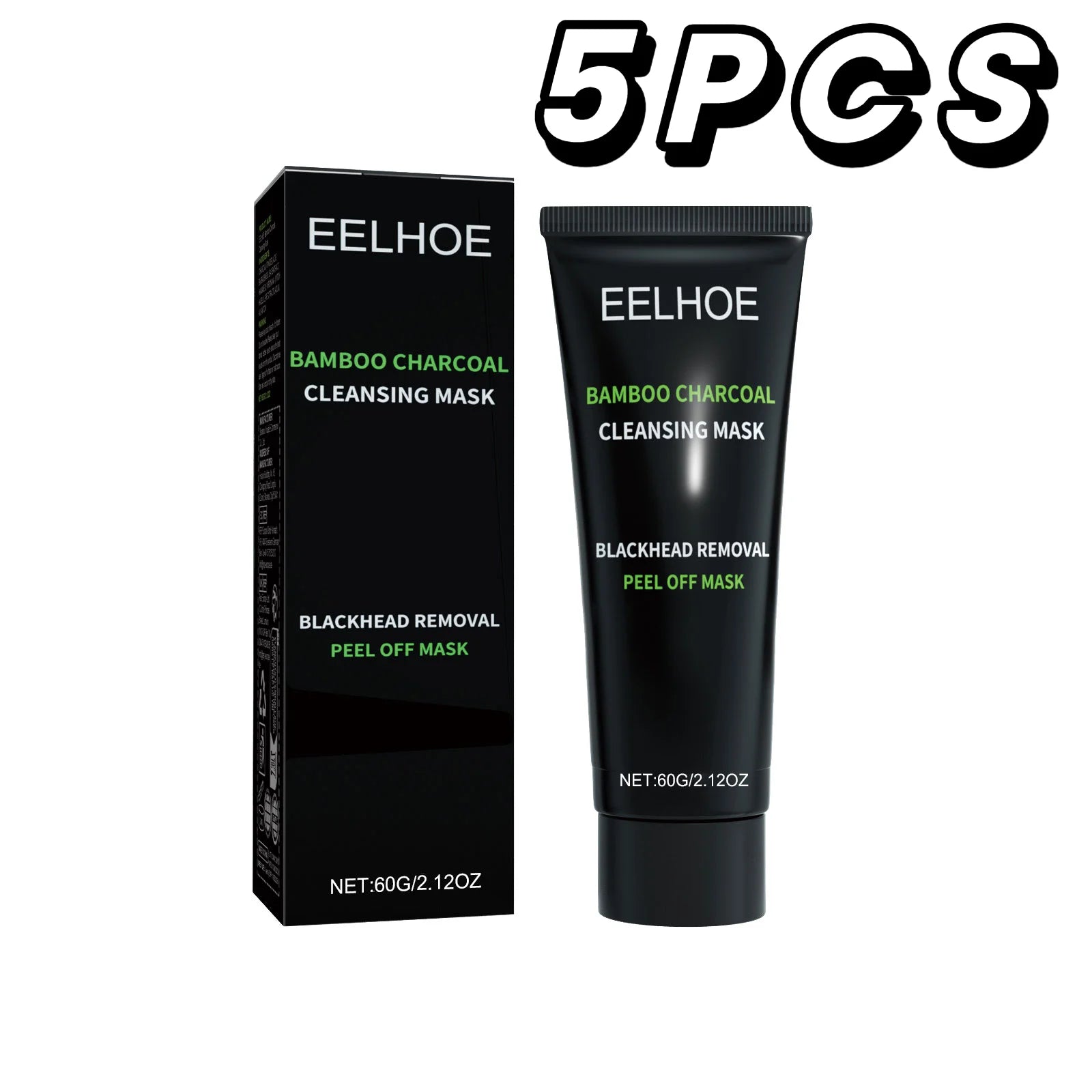 Bamboo Charcoal Tear-off Mask Blackhead Remover Deep Cleanig Purifying Shrink Pores Cream Exfoliator Peel Mud Mask Skin Care