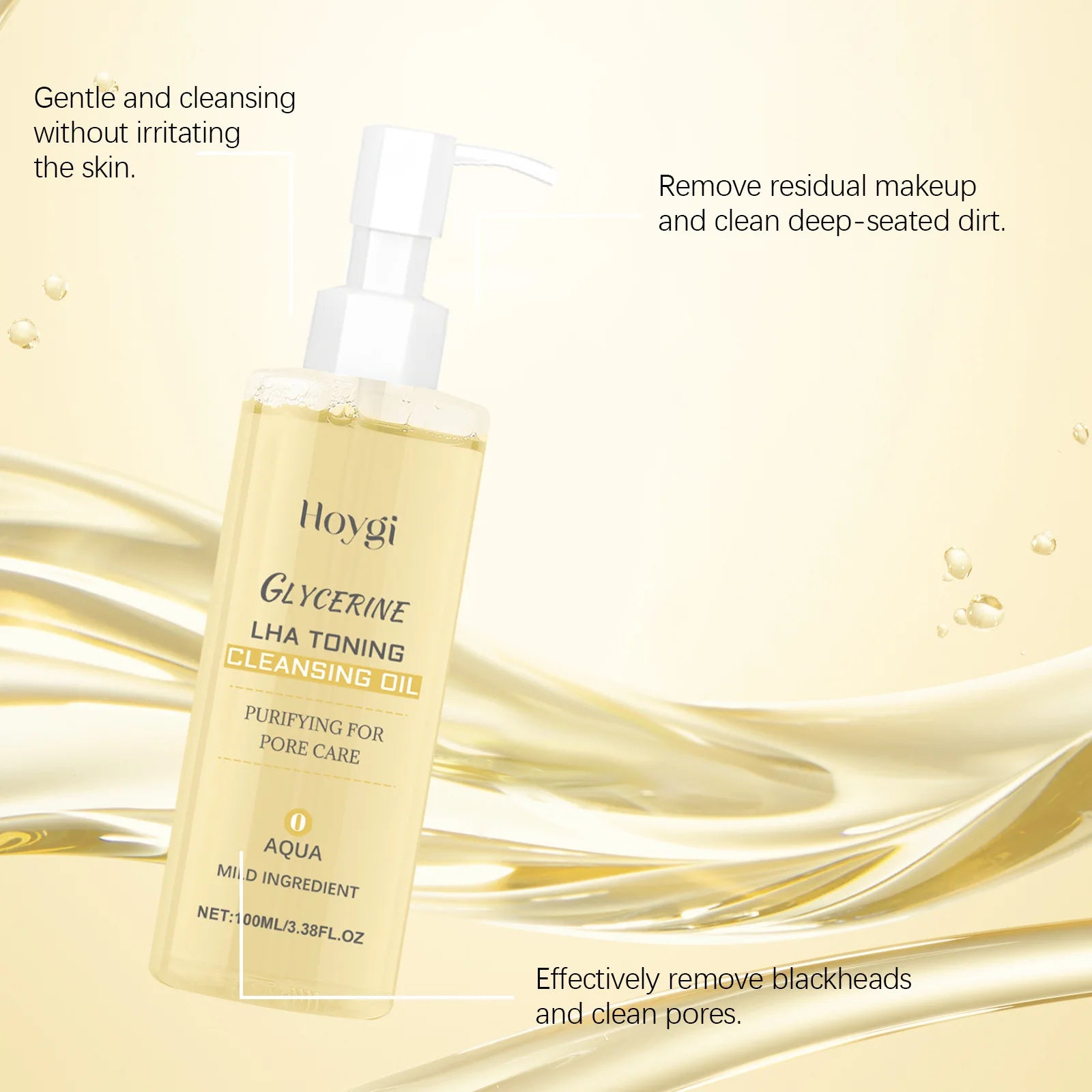 Makeup Remover Lip Eye Makeup Gentle Cleansing Remove Blackheads Refreshing Soothing Sensitive Non-irritating Face Cleansing Oil