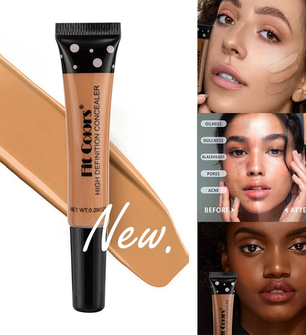 Full Cover Liquid Concealer 8 Color BB Cream Foundation Air-permeable Natural Brightening Makeup Eye Dark Circles Cream Cosmetic
