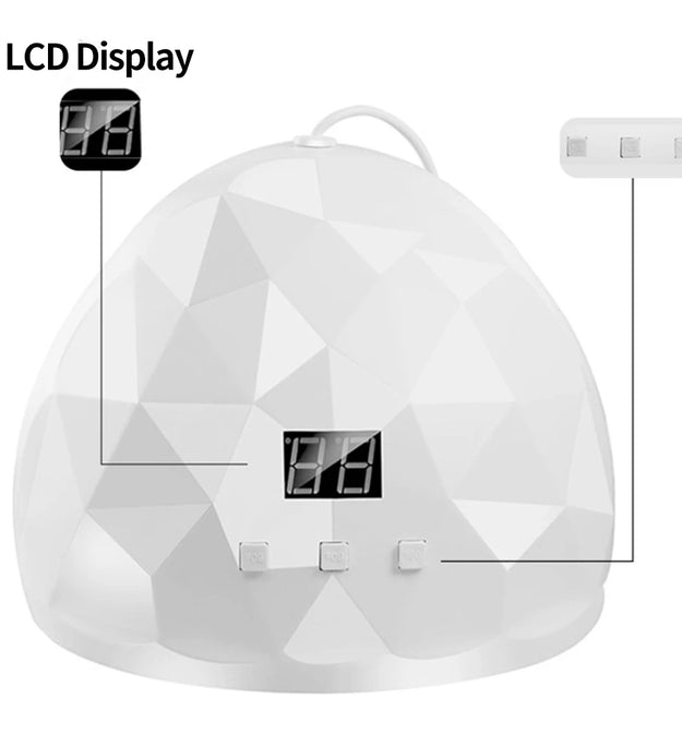 LULAA 88W Nail Dryer Lamp UV Light For Nails Eyes Protection UV Lamp for Gel Nails Gel Nail Polish Curing Dryer Home Salon Tool