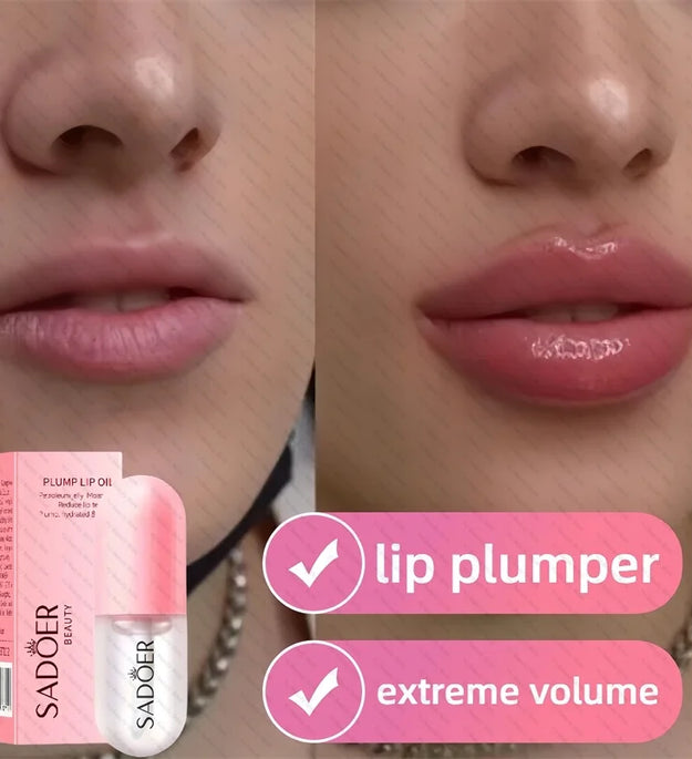 Lip Plumper Extreme Volume Serum Lip Enhancer Liquid Oil Moisturizing Reduce Fine Lines Lip Plumper Gloss Sexy Beauty Makeup
