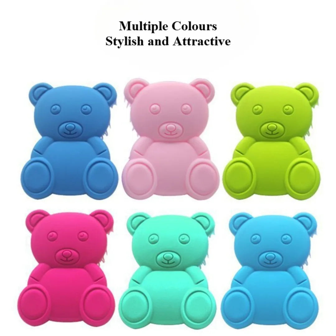 1pc Exfoliating Silicone Bath Brush Cleanser Soft Silicone Body Scrubber Shower Massages Body Care Skin Back Scrub Bathing Tools