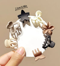 5/10/20/30pcs Beige Mixed Pack Small Clips, Cute Girl Accessories - Perfect for Daily Use, Special Occasions, or Travel Gifts - BlissFully
