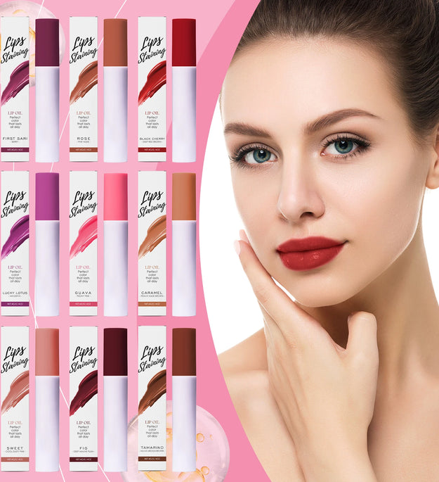 Lips Staining Mirror Lip Oil Gloss Long-Lasting Moisturizing Waterproof Non-stick Cup Makeup Lip Cosmetics Sexy Lips Plumper