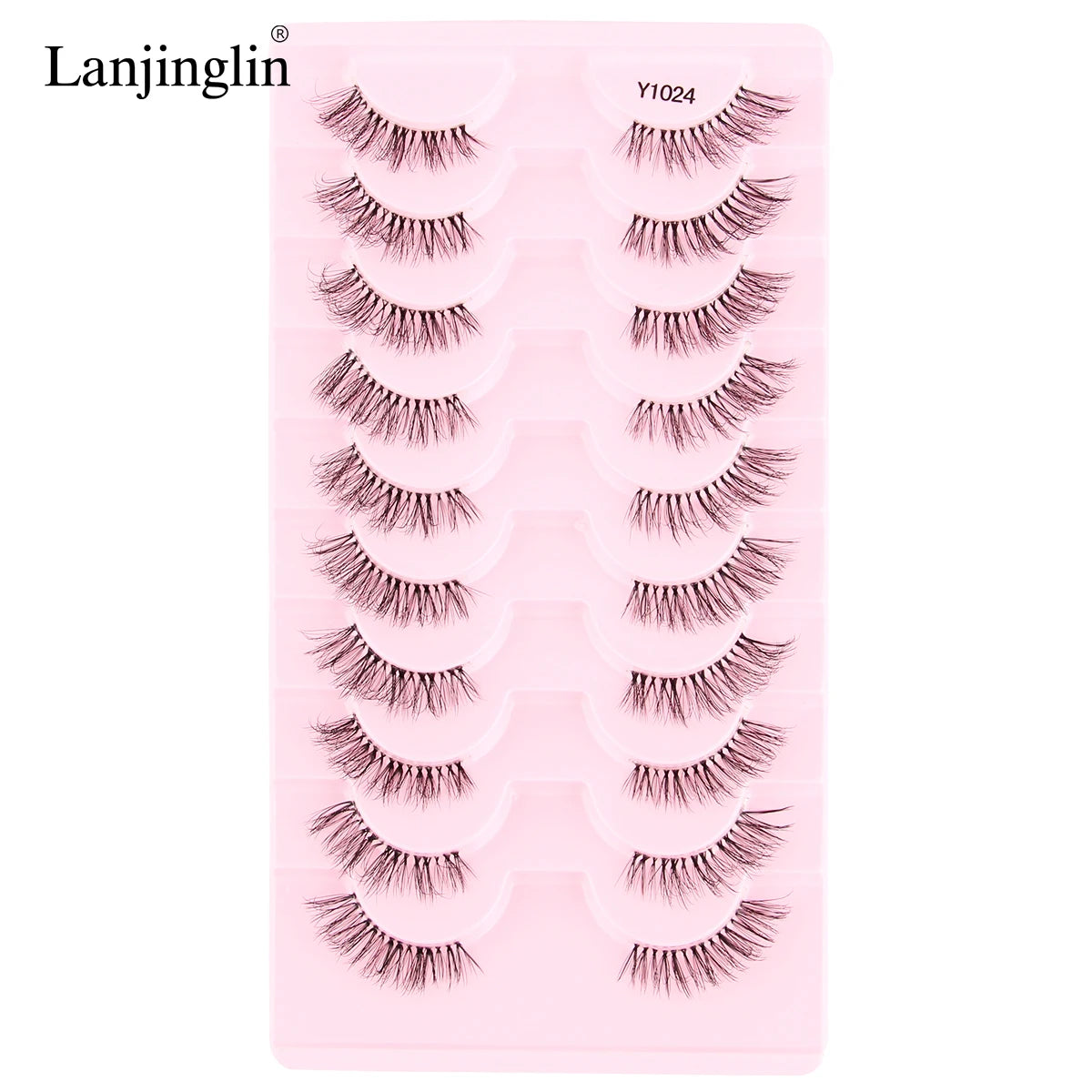 Fake Lashes 3/10 Pairs Half Lashes Cat Eye Natural Long Wispy 3D Mink Eyelash Reusable Makeup Tool Faux Cils maquillaje Cílios