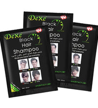 10 Pcs Dexe Fast Black Hair Shampoo 5 Mins Fast Become Black Hair Dye Herb Natural Hair Care Restore Colorant Shampoo Hair Care - BlissFully