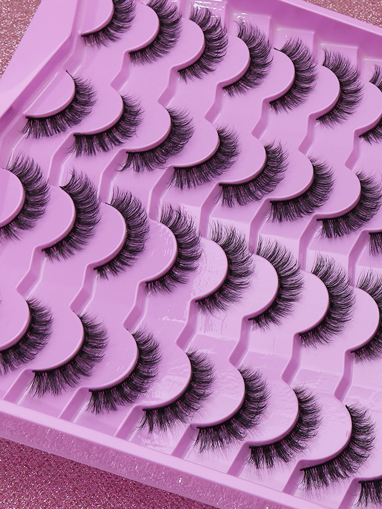 20 pairs natural False eyelashes fluffy soft dramatic 3D mink eye black thin and long eyelashes thick False eyelashes extended