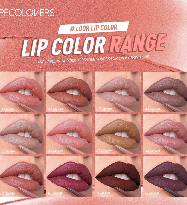 1PC Matte Lip Liner Pen - Long-Lasting, Waterproof, Easy Glide, Moisturizing Suitable for All Skin Types, Lip Makeup