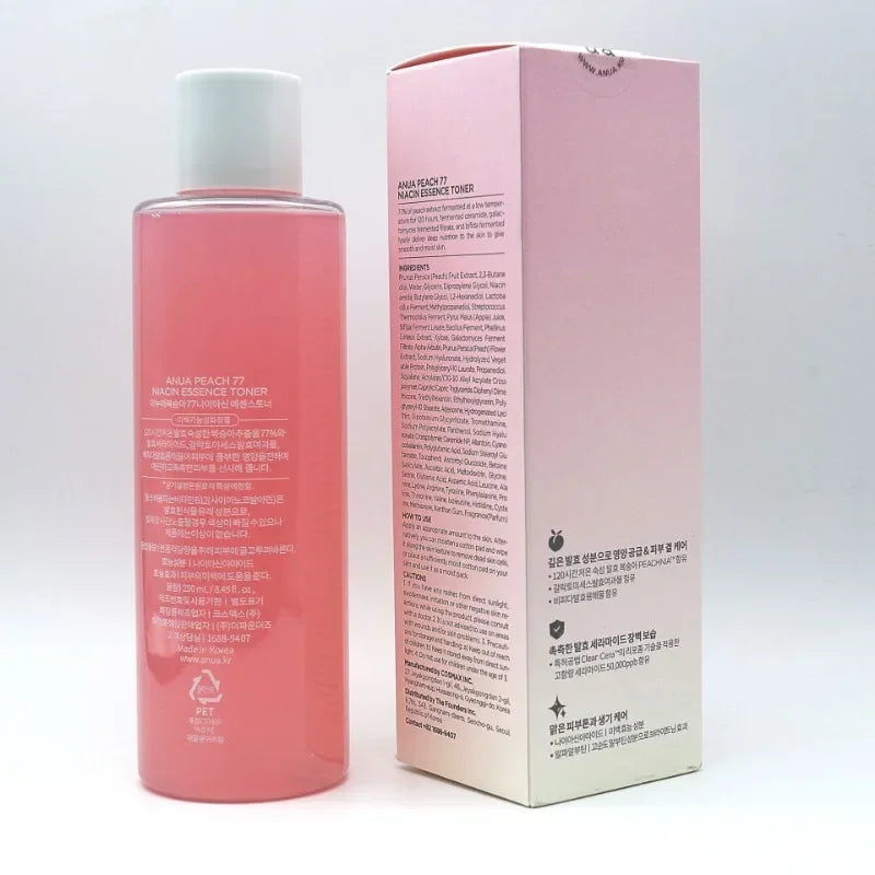 Anua Peach 77% Niacin Essence Toner Korea Original 250ml Korean Skin Care Products Whitening MOISTURIZING