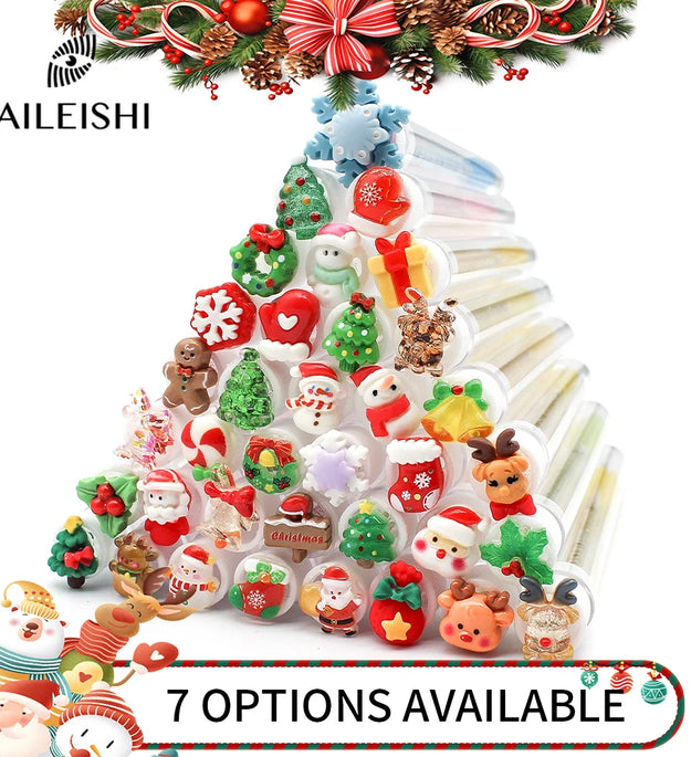 Christmas Eyelash Brush Tubes With Lash Reusable Mascara Wands Replaceable Makeup Applicators Dust-proof Lash Extension Supplies