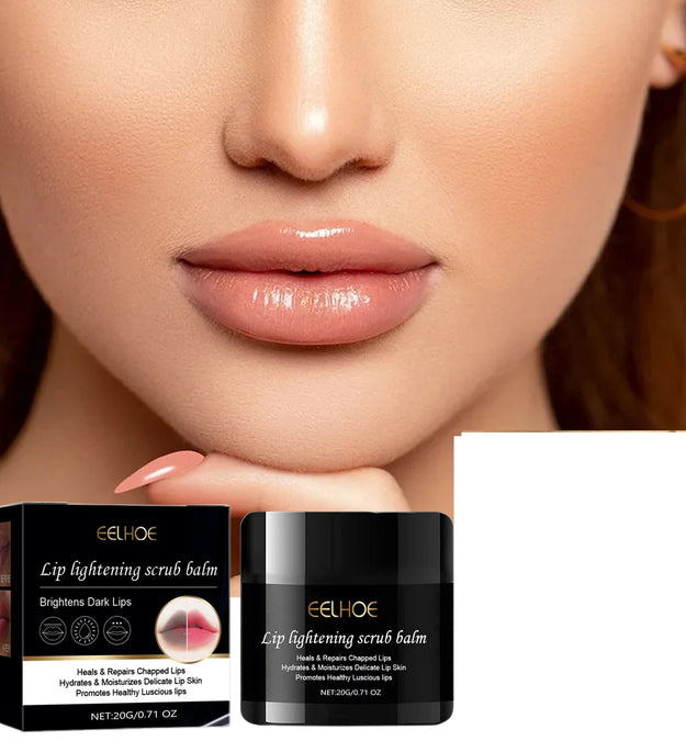 EELHOE Lip Scrub for Brightening: Cleansing Lip Keratin & Dead Skin, Moisturizing, Softening, Hydrating Lip Scrub