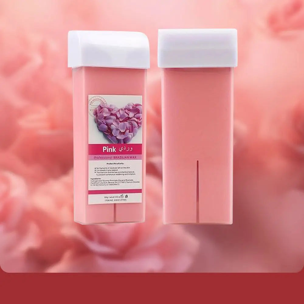 Painless Hair Removal Wax Cartridge Depilatory Wax Warmer Lavender Roll on Wax Wax Roller Refill For Bikini Body Hair Removal