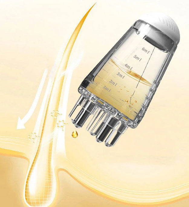 Mini Portable Scalp Applicator Liquid Comb Hair Roots Massage Medicine Comb Hair For Hair Growth Serum Oil Nourish