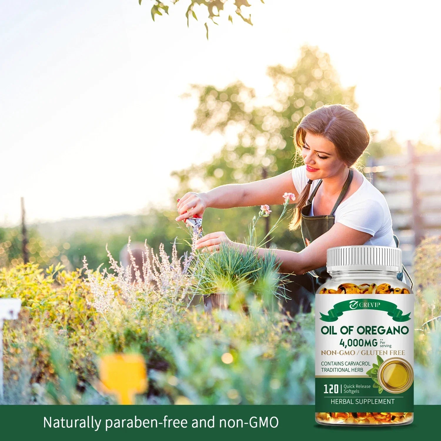 Oil of Oregano 4000mg - Relieves Bloating and Flatulence, Boosts Immunity - BlissFully