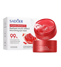 SADOER Red Pomegranate Eye Mask 60Pcs Anti Dark Circles Removal Eyes Bags Moisturizing Eye Patches Eyes Skin Care - BlissFully
