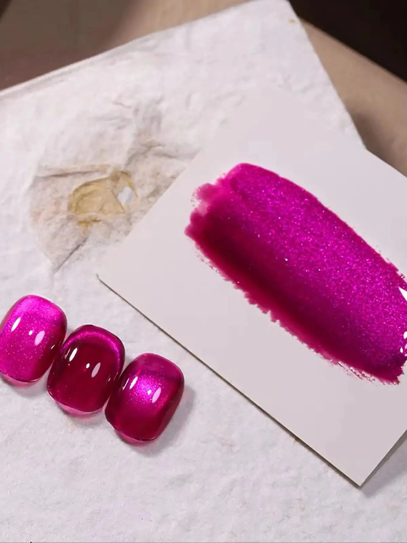 1-21pcs WS Japanese style Sparkling White Gel Nail Polish Fine Sparkling Pink Glitter Cat Eye Nail Gel Nail Art Home DIY