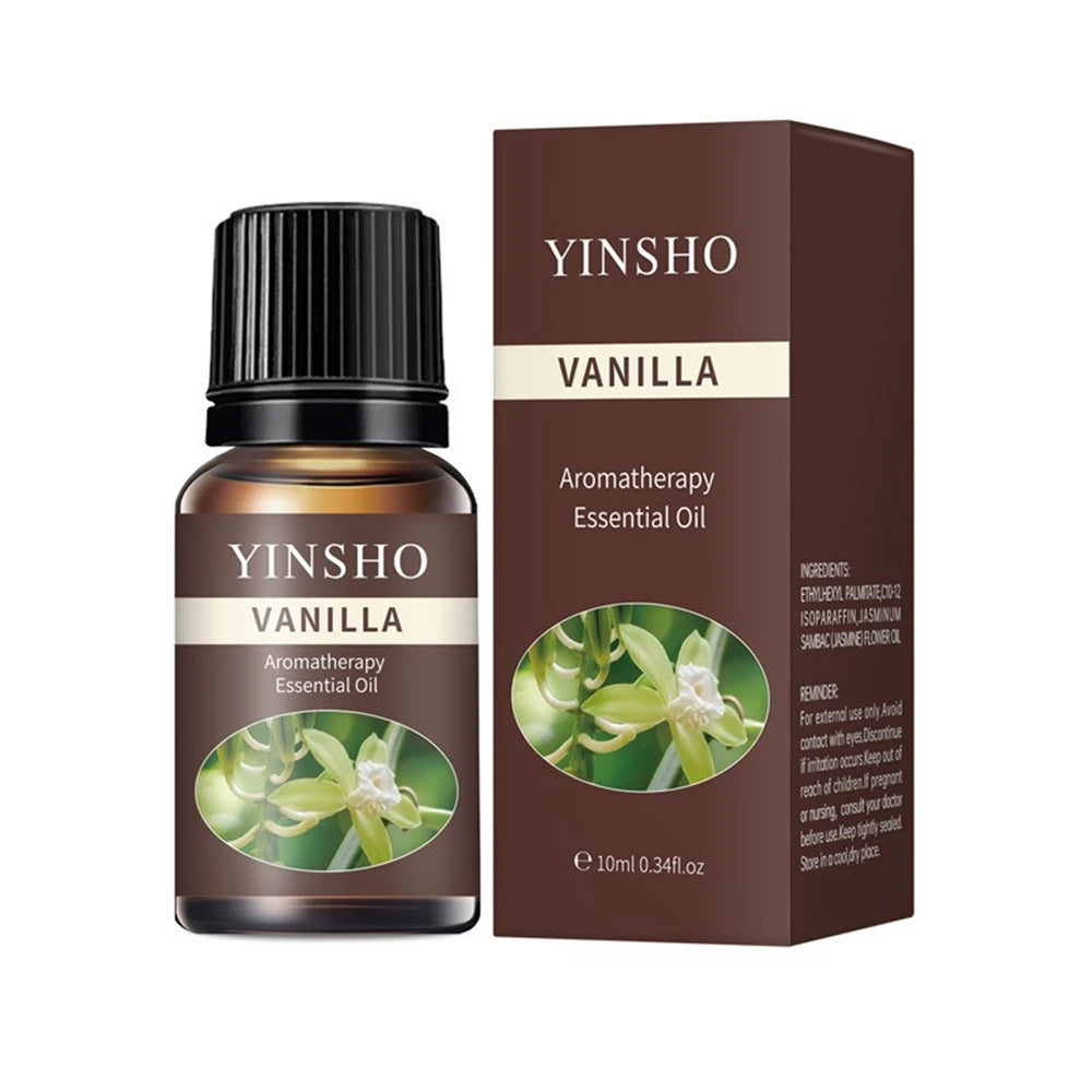 13 Flavors 10ml Essential Oils For Aroma Diffuser Air Humidifier Home Water-soluble DIY Versatile Deodorizing Spray Refresher