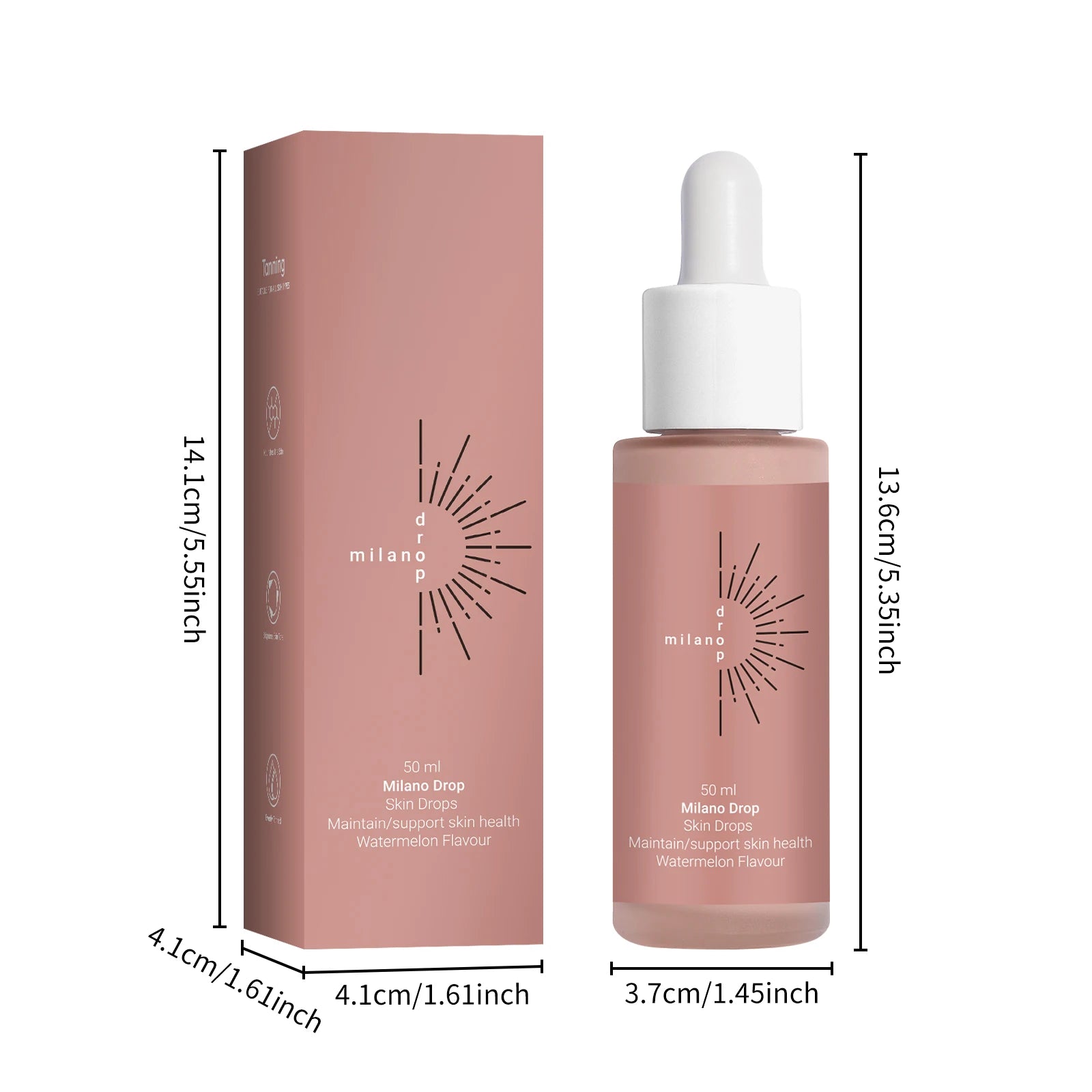 Self Tanning Drops Enhance Skin Melanin Liquid Bronzer Natural Tanner For Body Face Preventing Sunburn Sunless Tanning Products