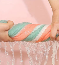 Ultra-Absorbent Microfiber Hair Towel - Double-Layered, Quick-Dry Design - Ideal for Shower, Gym & Spa Use - BlissFully