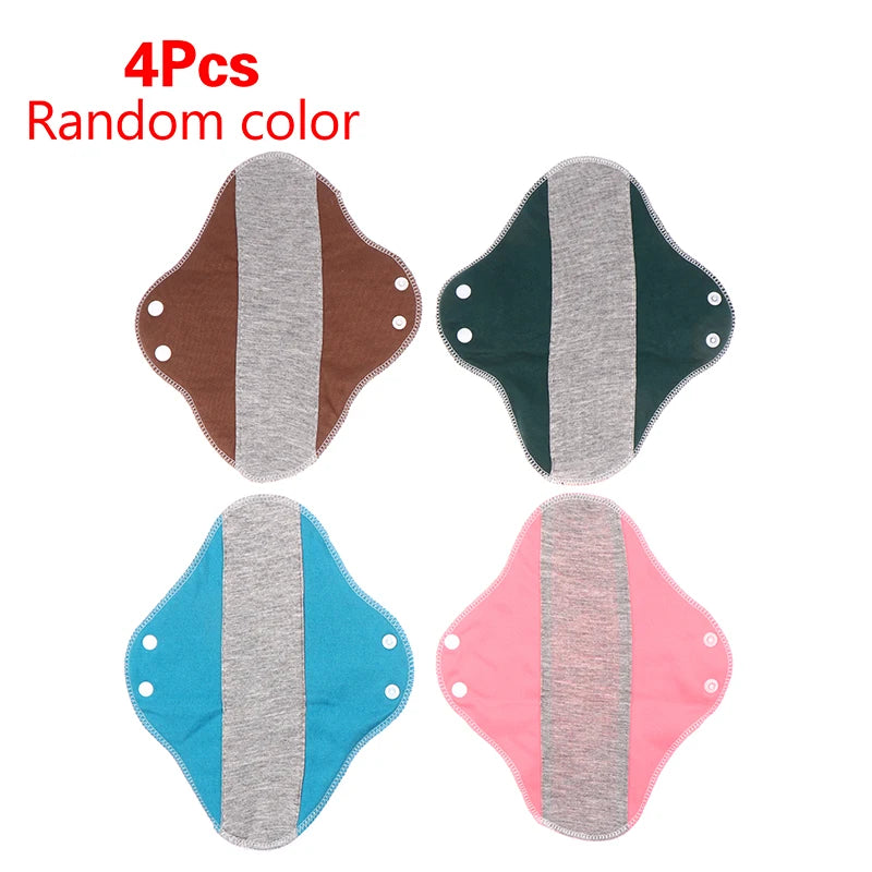 【LM】Thin Cloth Pads Soft Cotton Washable Feminine Panty Liners Sanitary Pads Napkin Daily Reusable Menstrual Hygiene Pads