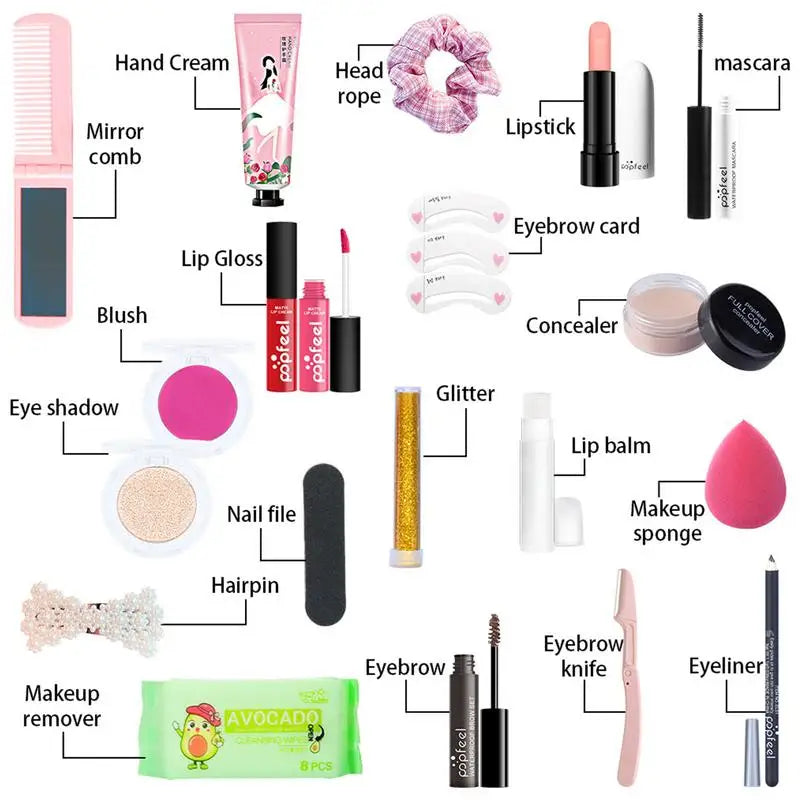 Christmas Advent Calendar 2023 Makeup Tools Countdown Calendar Gift Box Lipstick Eye Shadow Cosmetics Set Party Favors For Women