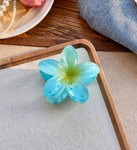 Five-petal flower Summer Super Fairy Vacation style frangeria Grab clip Shark Clip Acrylic flower hair grab hair accessories bac - BlissFully