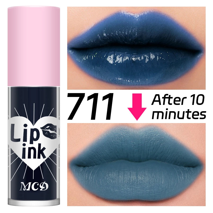 Waterproof Matte Lip tint Long-lasting Lip Glaze Sexy Plump Lip Glow Oil Velvet Lip Gloss Stain Makeup Full Color Lip Cosmetic