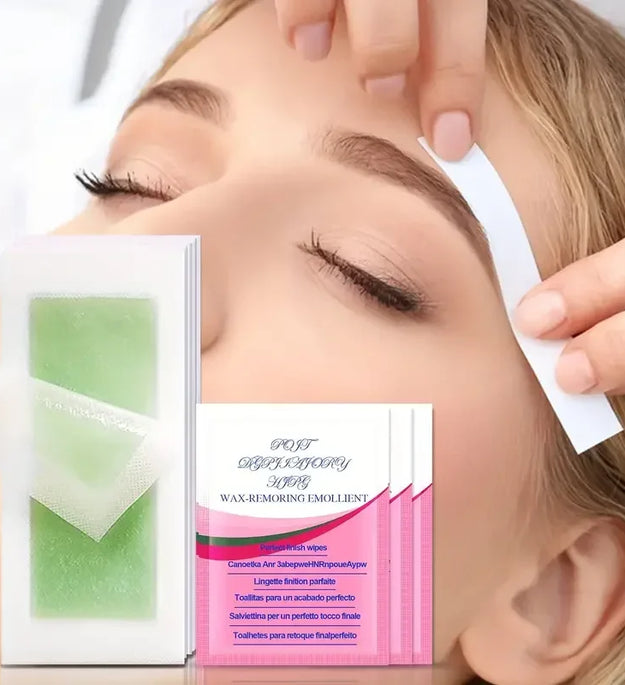 10/20/30/50 Pcs Depilatory Wax Strips For Hair Removal Wax Paper Cold Wax Strips Paper For Face Neck Arm Leg Body Beauty Tools