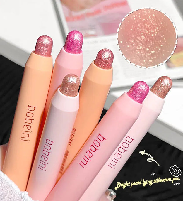 Teardrop Starry Sky Under-eye Shadow Pencil, Non-smudging Pearl Shimmer Contouring Eye Shadow Pencil, Highlighter Stick