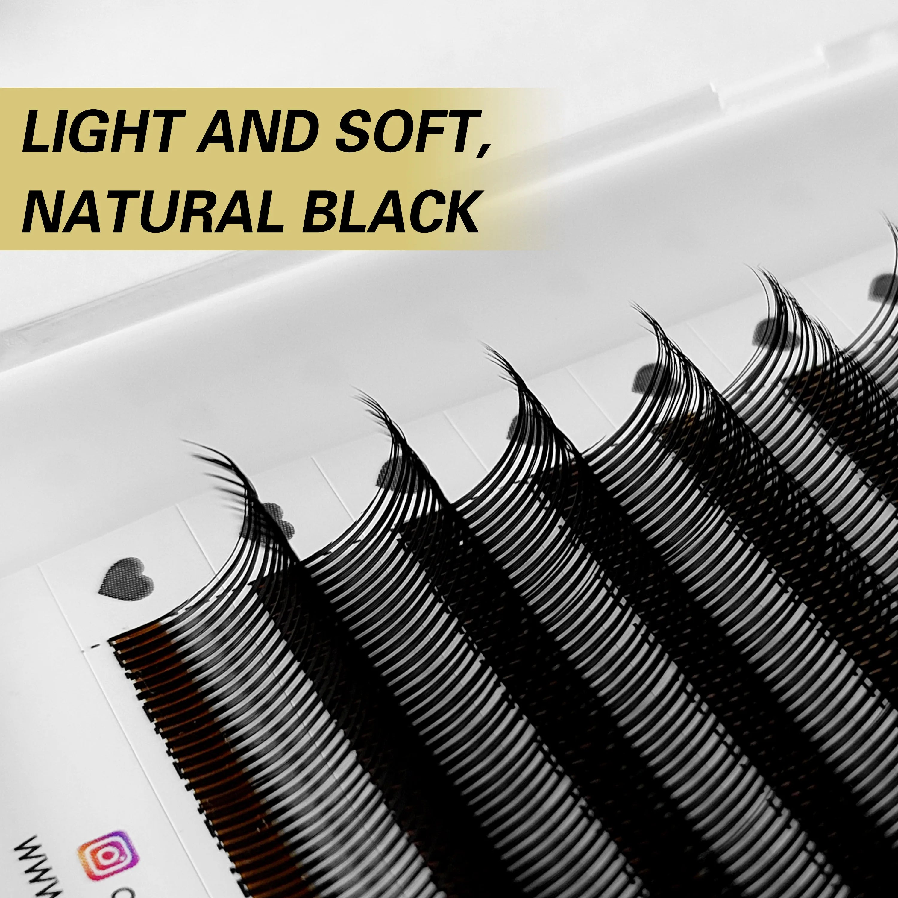 CoMango 5D Flora Lashes 0.07mm Easy Fan Eyelash Extensions Wholesales Premade Volume 12 Rows Natural Soft Lashes