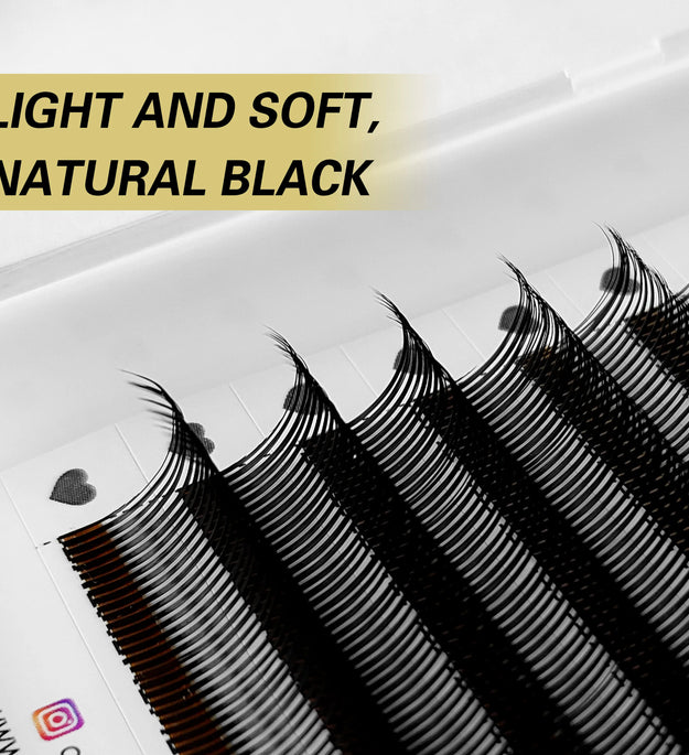 CoMango 5D Flora Lashes 0.07mm Easy Fan Eyelash Extensions Wholesales Premade Volume 12 Rows Natural Soft Lashes