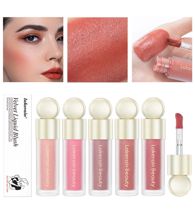 Blush Liquid Blusher Real Makeup Blush Matte Palette Blusher Cosmetics Products Liquid Cream Stick Pink Face raremakeup Beauty