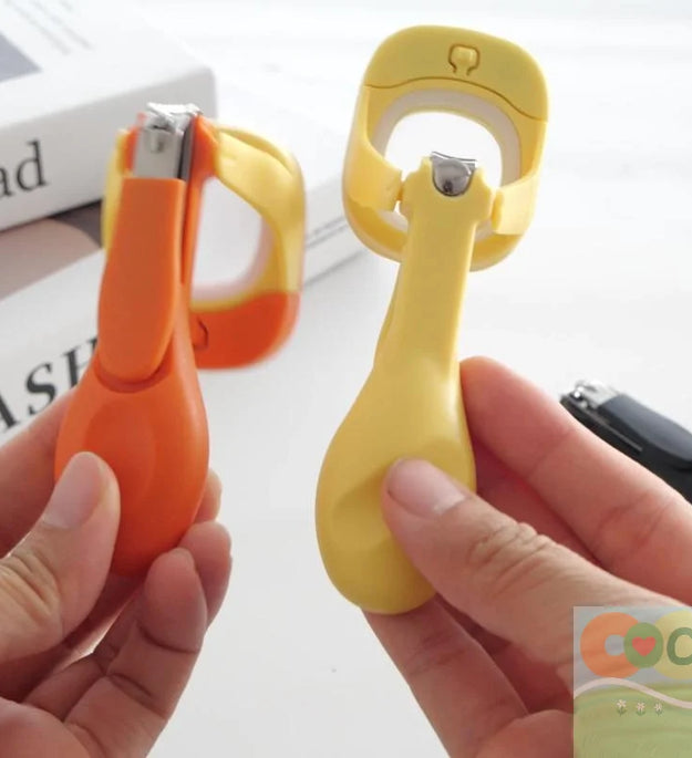 HUA Baby Elderly Nail Clippers With LED Light/Magnifying Glass Splashproof Nail Trimmer Fingernails Toenails Nail Scissors Care